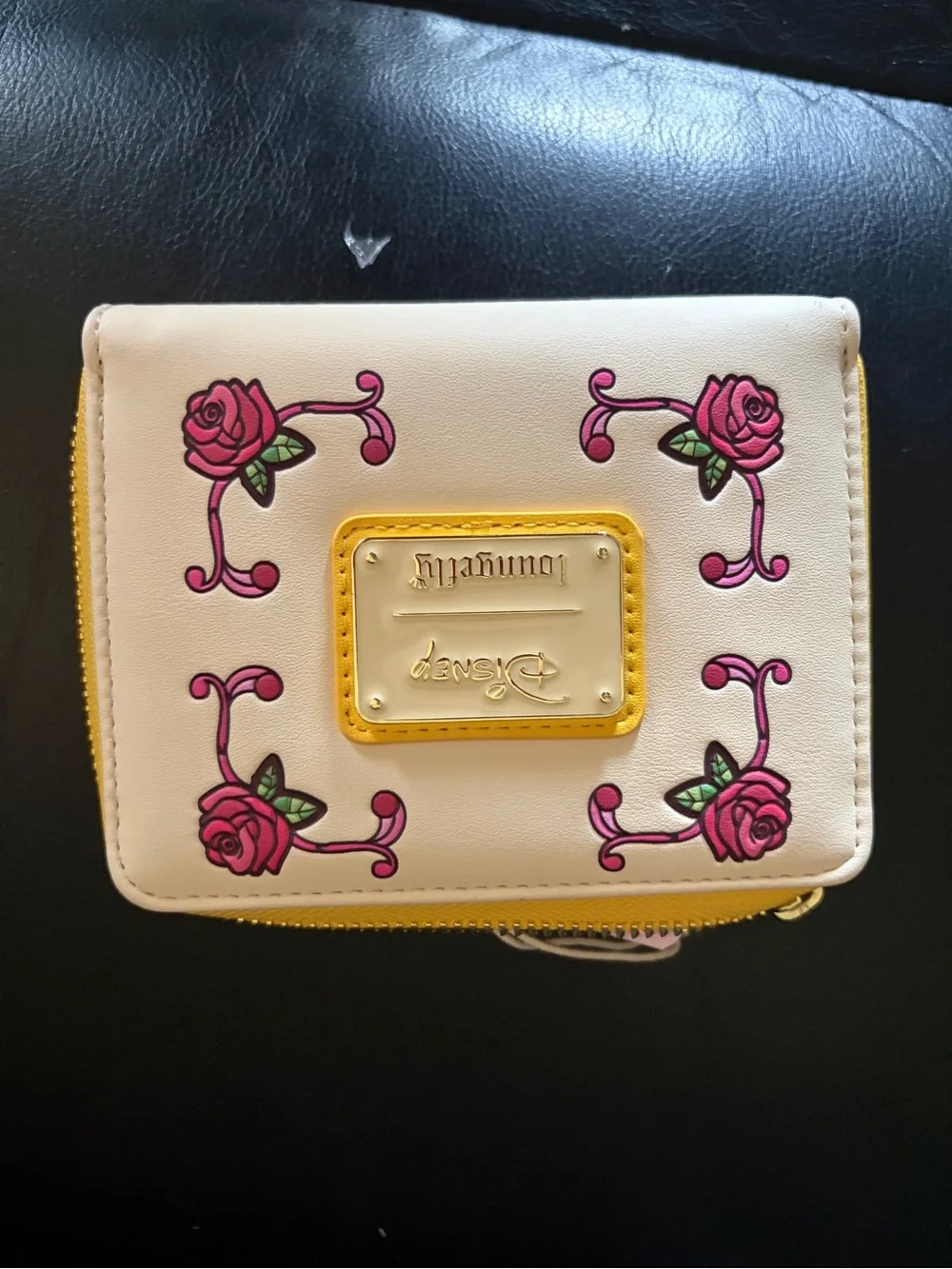 Loungefly Disney Beauty and the Beast Belle Stained Glass Mini Backpack & Wallet